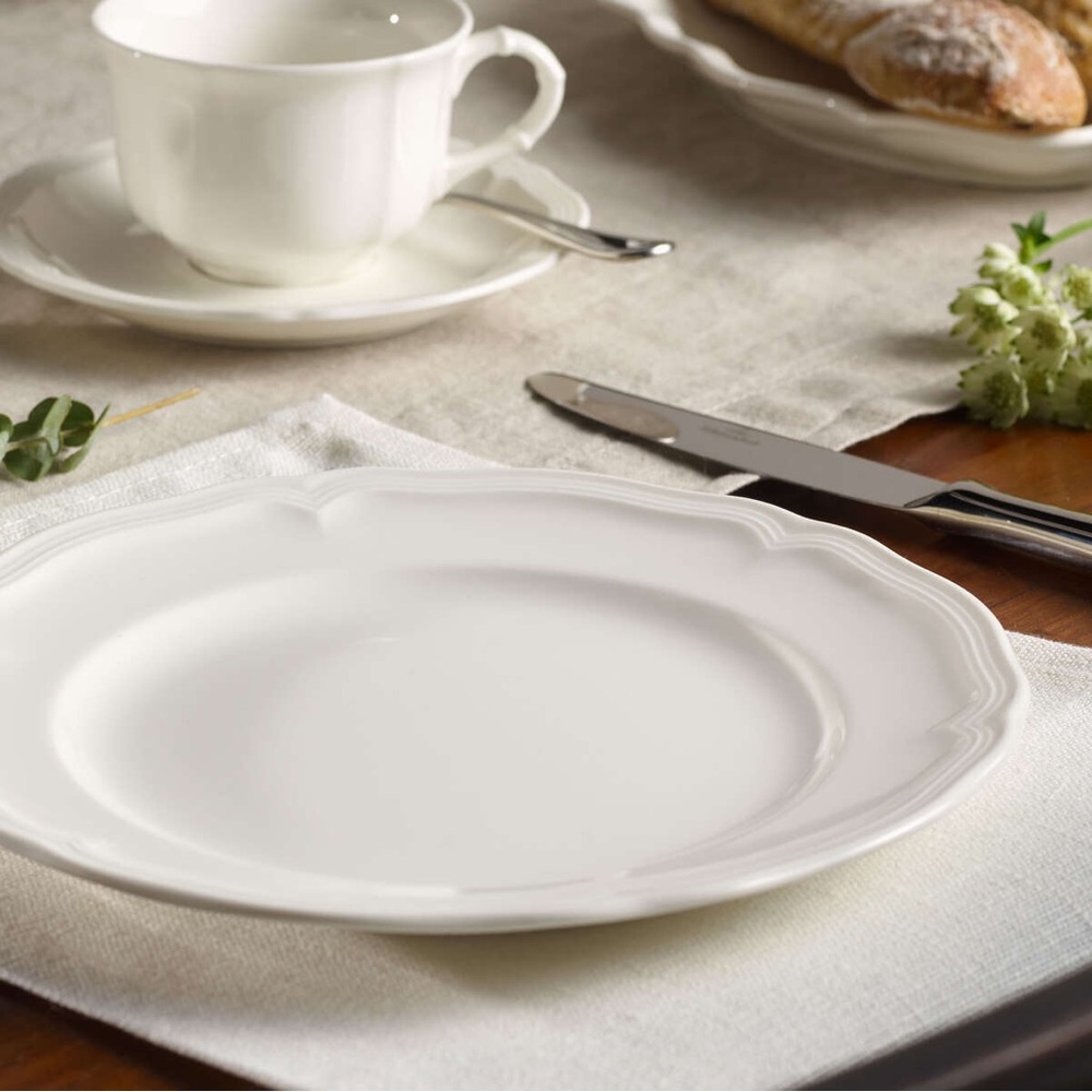 Villeroy & Boch Manoir Porcelain Appetizer/Dessert Plate White - *ONE PLATE